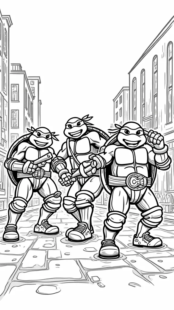 teenage mutant ninja turtles printable coloring pages